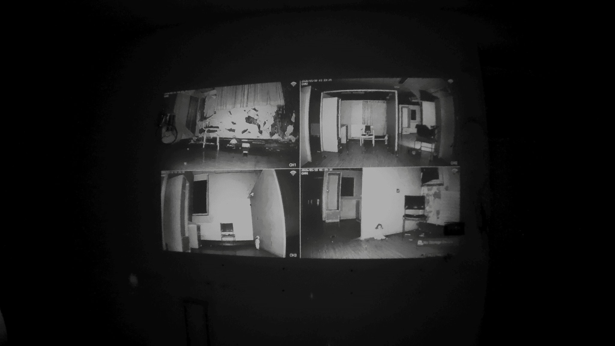 Live camera feeds used to monitor investigators sitting alone on The Ward